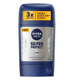 NIVEA MEN Antyperspirant w sztyfcie Silver Protect 50
