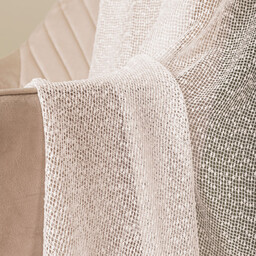 Markizeta Firanka fantazyjna siatka z puszystymi przeszyciami, wysokość