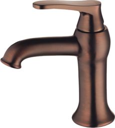 Bateria umywalkowa 16 cm ,miedź antyczna ART DECO