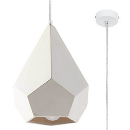 Sollux Ceramiczna lampa wisząca SL.0844 do przedpokoju biała