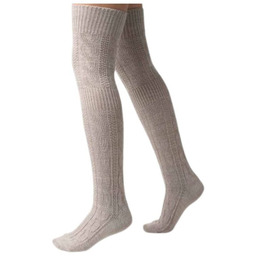 Steven Ciepłe, damskie zakolanówki z wełną,, boho, bezszwowe