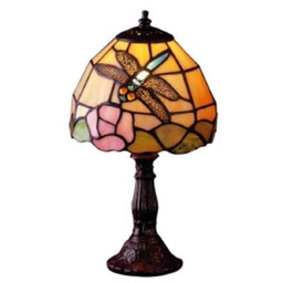Artistar Lampa stołowa tiffany JANNEKE, multikolor, salon /