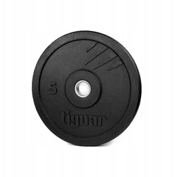 Tiguar obciążenie na siłownie talerz bumper 5 kg