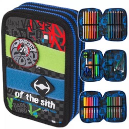 Jumper 3 Piórnik Trzykomorowy Wyposażeniem Star Wars Sith