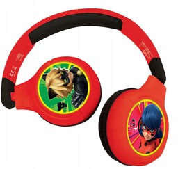 Miraculous Biedronka słuchawki Bluetooth składane