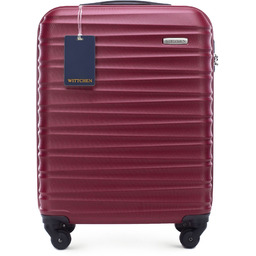 Mała walizka z ABS - u i identyfikator