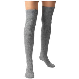 Steven Ciepłe, damskie zakolanówki z wełną,, boho, bezszwowe