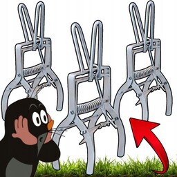 Pułapka Na Krety Nornice Odstraszasz Metalowa Pułapka Skuteczna