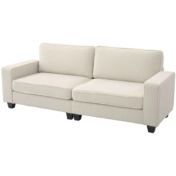 Sofa Homcom 227x84x87cm, kolor kremowy
