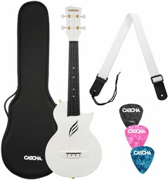 Cascha HH 2286 Carbon Fibre Ukulele Koncertowe WH