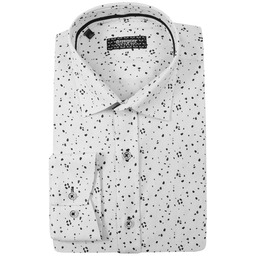 Biała Bawełniana Koszula z Długim Rękawem -GRZEGORZ MODA