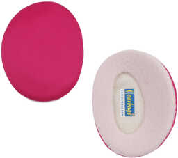 Nauszniki Earbags Windproof, intensywny róż