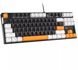 Klawiatura mechaniczna gamingowa MageGee MK-STAR Czarno-biała