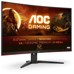 Aoc C32G2ZE/BK 32 Cale, Monitor Gamingowy, Czarny
