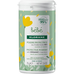 Klorane, Baby, Ochronny, Puder do ciała, 75 g