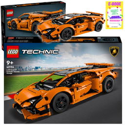 Lego Klocki Technic - Lamborghini Huracan Tecnica Pomarańczowe