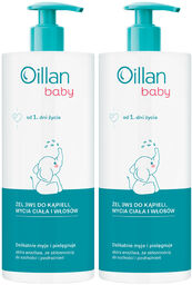 Zestaw Oillan Baby, żel do kąpieli, mycia ciała