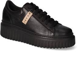 Sneakersy Nessi 24665 Czarny lico+ welur
