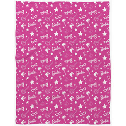 Character World Barbie oficjalny licencjonowany koc polarowy wzór