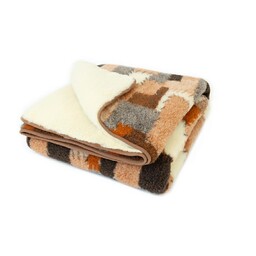 Kampol Kołdra wełniana 150x200 Seren wzór patchworkowy