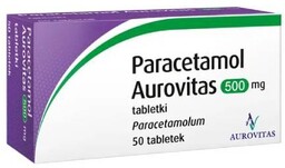 PARACETAMOL Aurovitas 500mg, 10 tabletek