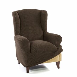 Nueva Textura Super streczowe pokrowce NIAGARA tytoniowe fotel