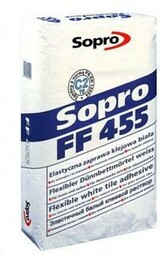 SOPRO FF 455 - elastyczna zaprawa klejowa biała