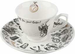 V&A Alicja w Krainie Czarów Filiżanka i Spodek