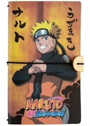 Notes Adresownik skórzany Naruto na gumkę 80k
