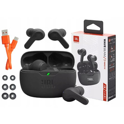 Słuchawki Bezprzewodowe Dokanałowe Jbl Wave Beam Czarne Bluetooth