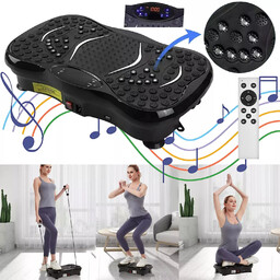 Platforma Wibracyjna Wibrująca Do Ćwiczeń Fitness Z Linkami