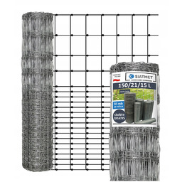 Siatka ogrodzeniowa leśna 150/21/15 L 50 m +skoble