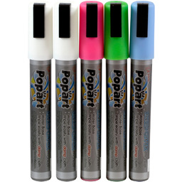 Zestaw Markery do tablicy końcówka 2-6mm 5szt. Hendi