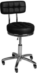 Taboret kosmetyczny AM-877 czarny