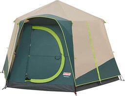 Coleman Uniseks Wielokąt CM2115 Namiot, Zielony/Beżowy, 6 osób