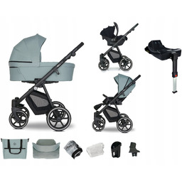 Wózek dziecięcy 4w1 Emjot Eq 2.0 wielofunkcyjny akcesoria