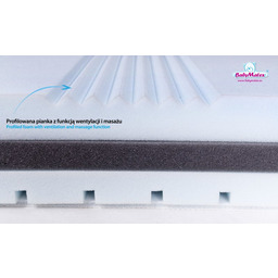 BabyMatex Materacyk ortopedyczny 140x70x10 Fresh dziecięcy niemowlęcy