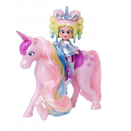 Kookyloos Zestaw Rainbow Unicorn Tęczowy Jednorożec Lalka Iris