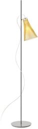 Kartell - K-Lux Lampa Podłogowa Grey/Straw Yellow