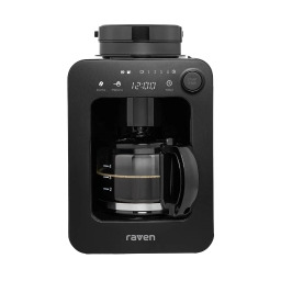 Raven EEP004 Kompaktowy z młynkiem Ekspres przelewowy