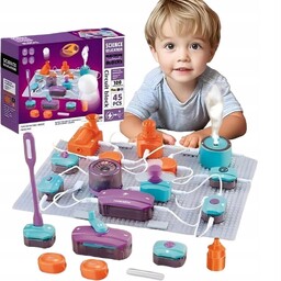 45SZT Zestaw Edukacyjny Mały Elektronik Z 100+ Eksperymenty