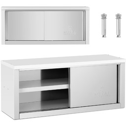 Szafa ścienna gastronomiczna z drzwiami przesuwanymi STAL 130