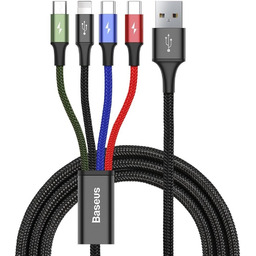 Baseus kabel przewód USB 4w1 Lightning / 2x