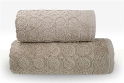 Greno Ręcznik Pepe 70x140 beżowy wytłaczany 450g/m2