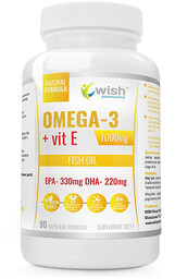 WISH Omega-3 + Vit E 90caps