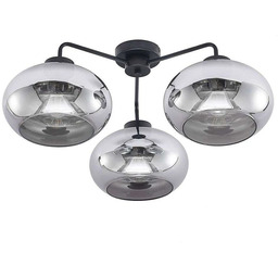 Lindby - Navidia 3 Lampa Sufitowa Smoked