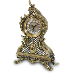 Zegar mosiądz stojący kominkowy 29,5x21x7,5 85756
