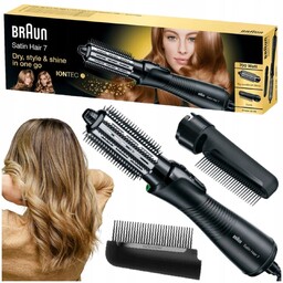 Niezawodna Suszarko-lokówka Do Włosów Braun Jonizacja Regulacja Nasadka