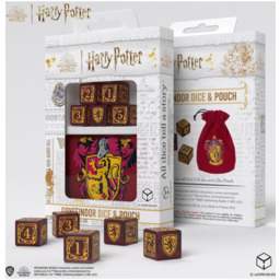 Zestaw woreczek i kości Harry Potter - Gryffindor
