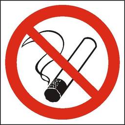 Znak ochrony przeciwpożarowej PANTA PLAST - palenie tytoniu